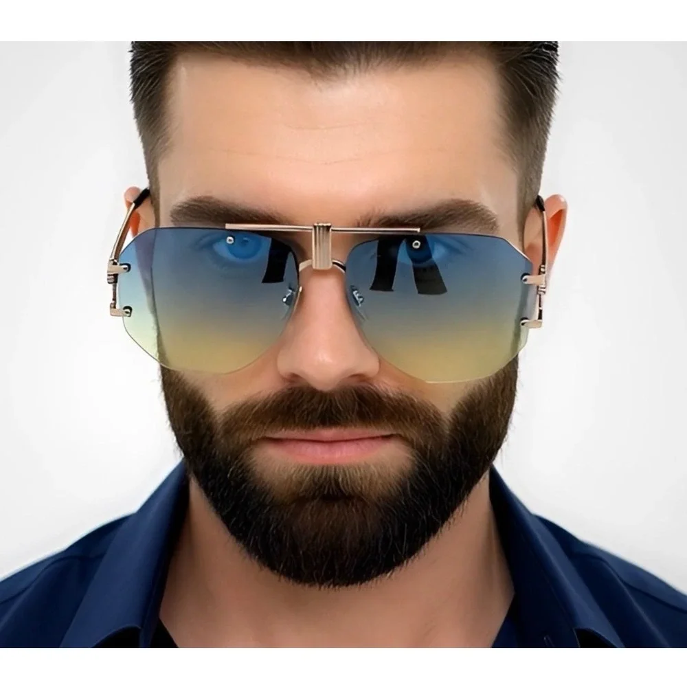 Sunglasses Unique Women MeGreen Yellow Lens Fashion Eyewear UV Protection Lentes
